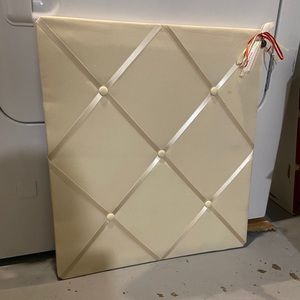 Cream memo board